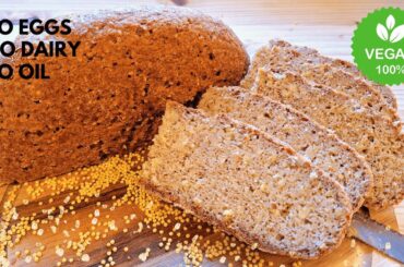 How to make healthy bread at home: MILLET & OATMEAL BREAD EASY Yeast, vegan, GF, wholegrain, no oil