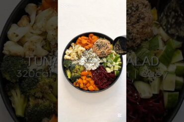 High-Protein Tuna Cheese Salad | Healthy & Easy Meal Prep Recipe #recipe