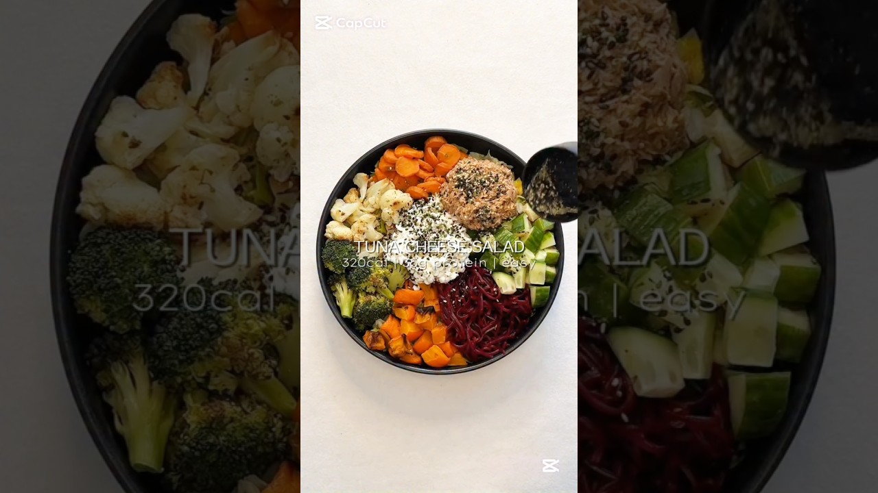 High-Protein Tuna Cheese Salad | Healthy & Easy Meal Prep Recipe #recipe High-Protein Tuna Cheese Salad | Healthy & Easy Meal Prep Recipe #recipe