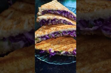 Purple Cabbage where healt meets beauty #sandwich Recipe #shorts #Archana's Tasty Bites
