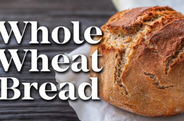 The Most Simple Whole Wheat Bread | 4-Ingredients Bread Recipe