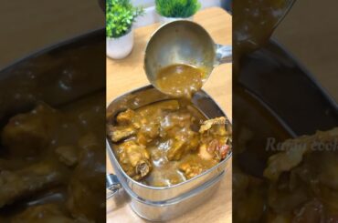 Lunch Recipe: chicken kulambu n Rice | sweets n fruit #shortsfeed #lunchideas #lunchbox