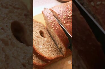 Brown bread for your everyday toast!  #recipe #shortvideo #shorts