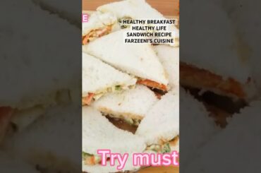 HEALTHY SANDWICHES RECIPE/Complete video link in description box/FARZEENI’S CUISINE ||