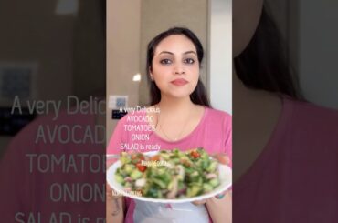 salads :Avocado Cucumber Cherry Tomato Salad Recipe | Healthy Delicious Salad #shorts #reels#food