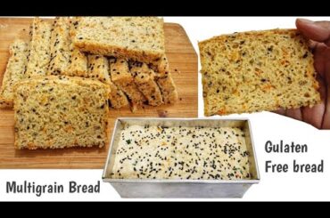 Multigrain bread recipe | Gulten free bread recipe |