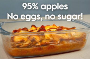 Tons of apples, no white flour, no eggs! The easiest apple dessert that’s taking over the internet!