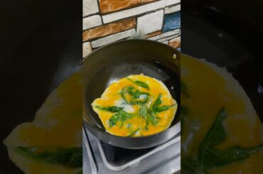 Quick Breakfast Egg with Spinach #shorts #hairgrowth #healthybreakfast