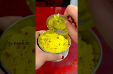 Today Lunchbox recipe: lemon rice with sambar #shortsvideo #lunchbox #sweet #trendingshorts #shorts