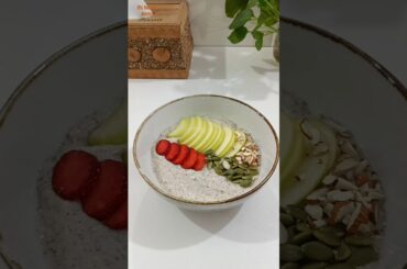 Healthy Oats Smoothie Bowl Recipe #shorts