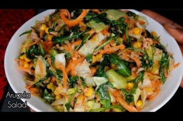 Healthy Arugula Salad Recipe | Eat It Everyday to Lose Weight and Belly Fat! Simple and Quick