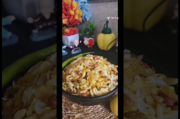 Healthy namkeen/fooditerian #pohanamkeen #food #song #recipe #cooking #easyrecipe #snacks #namkeen