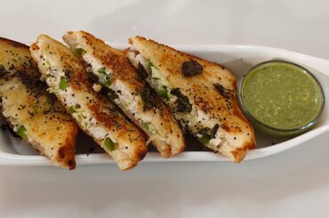 CHHENA TADKA SANDWICH| EASY BREAKFAST RECIPE| HEALTHY LUNCH BOX IDEA| PANEER TOAST| KIDS' RECIPE