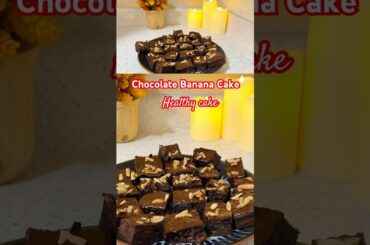 Healthy cake #chocolate #chocolatebananacake #viralshorts #viralvideo #ramadanrecipes #ramadan