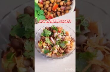 Dr Sivaraman "Healthy High Protein-Fiber Salad Recipe" #protein #fiber #saladrecipe #salad #shorts