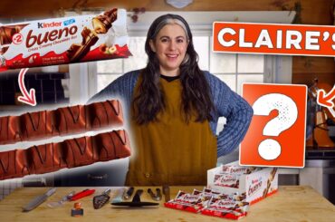 I Tried Making Homemade Kinder Bueno Bars Pt. 1 | Claire Recreates