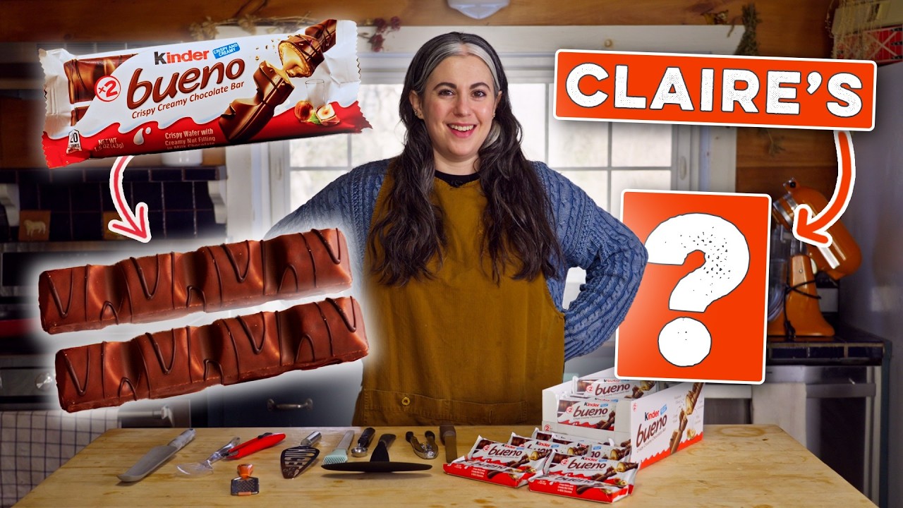 I Tried Making Homemade Kinder Bueno Bars Pt. 1 | Claire Recreates I Tried Making Homemade Kinder Bueno Bars Pt. 1 | Claire Recreates