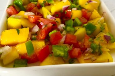 The Best Mango Salsa /Healthy Salad Recipe