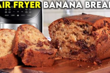 AIR FRYER BANANA BREAD RECIPE | Easy, Moist & Only One Bowl!