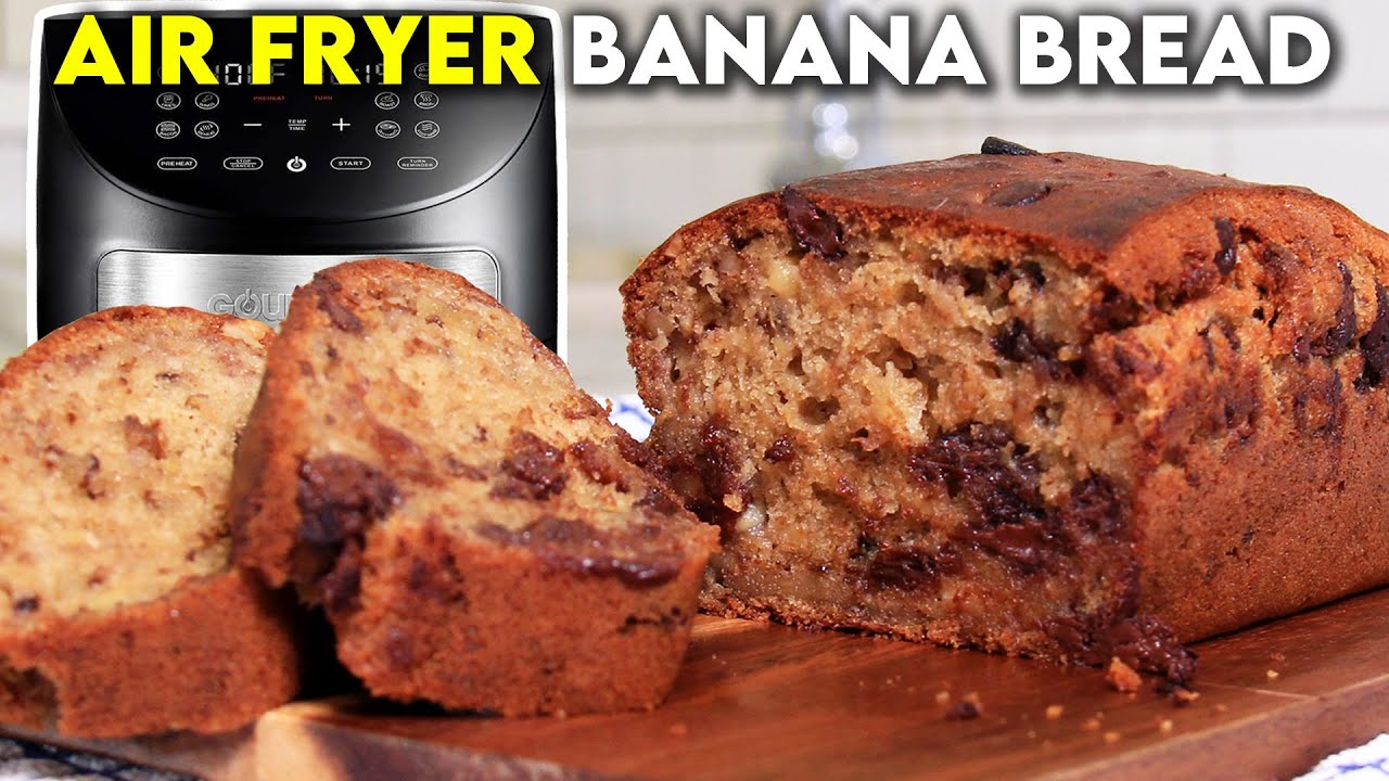 AIR FRYER BANANA BREAD RECIPE | Easy, Moist & Only One Bowl! AIR FRYER BANANA BREAD RECIPE | Easy, Moist & Only One Bowl!