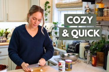 Cozy meals I cook when I feel like eating out