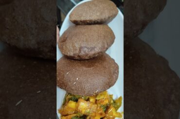 Healthy Breakfast Ragi Poori #breakfast #ragipoori #shorts #healthybreakfast