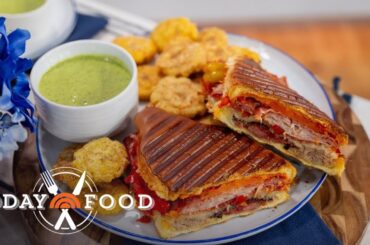 Mojo roast pork Cuban sandwich with plantains: Get the recipes