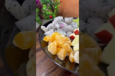 Fruit Salad Recipe | #DragonFruit #food #shortsfeed #recipe #foodie #viralvideo #healthy #vegetables