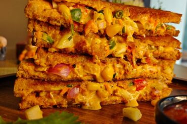 Healthy Breakfast Sandwiches Recipe | Quick Sandwich | Grill Sandwich Recipe