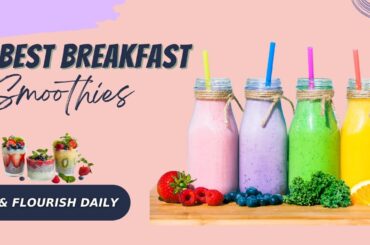 5 Healthy Breakfast Smoothies for Weight Loss & Energy | Easy Morning Recipes #healthyfood