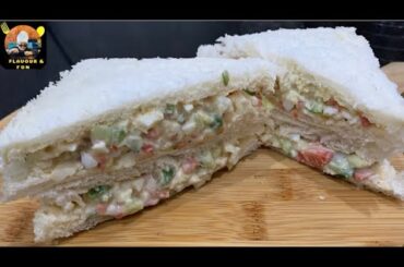 Easy & Healthy Sandwich Recipe |Iftar Special Recipe by Flavours and fun!!