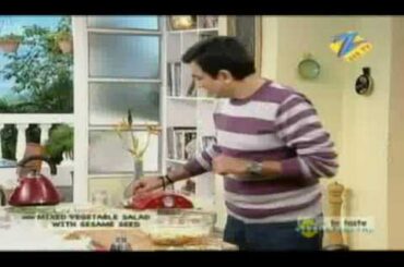 Khana Khazana - Cooking Show - Vegetable Salad - Recipe by Sanjeev Kapoor - Zee TV