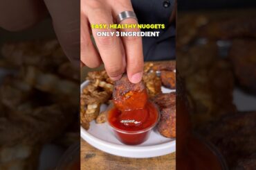 Super Easy “Chicken” Nuggets (3 Ingredients)