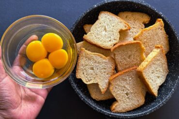 I take breads and 2 eggs. The most delicious bread recipe!