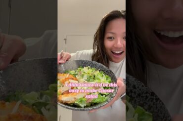 caesar salad recipe (dairy free) #foodlover #food #healthy #salad #recipe #easy #easyrecipe #foodie