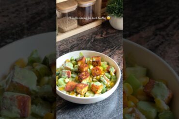 Healthy cravings satisfied | Paneer Salad recipe #foodshorts