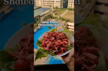 Paneer Shawarma Salad Recipe | Healthy Salad Recipes | Recipes for Weightloss  #foodshorts #dietfood