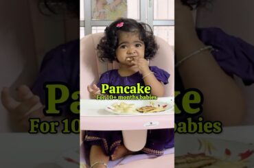 Banana pancake recipe for 10+ months babies | Healthy breakfast Taahira recipe#shorts #food #foodie