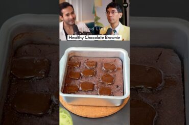 Healthy Chocolate Brownie Recipe # shorts