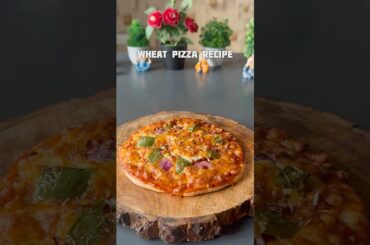 Wheat Pizza Recipe #shorts #pizza #cheese #snacks