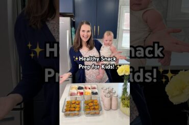 Healthy Snack Prep Ideas! | Mom hack for making snack time easy #momlife#easyrecipe #snackideas