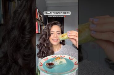 Healthy dinner recipe - Rice paper rolls #healthyrecipe#ricepaperrolls#drvidhichawla#shorts