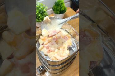 Lunch Recipe: Veg Chicken kulambu n Fry | Ice Cream n Fruit #shortsfeed #lunchideas #lunchbox