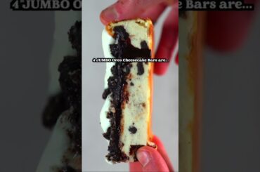 Low Calorie, High Protein HUGE Oreo Cheesecake Dessert Bar