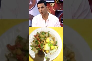 Akshay Kumar's favourite Healthy Chaat Recipe #akshaykumar #trending #chaat #shortsfeed #shorts