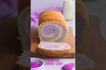 Purple swirl bread design #shorts