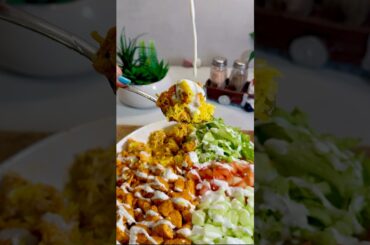 Low Calorie Chicken Over Rice #asmr #shorts