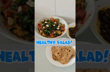 How to prepare healthy salad quickly!#food #vegetarianrecipies #salads #protein #shortsviral