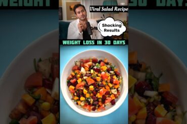 Viral Weight Loss Healthy Salad by Dr. Ryan Fernando| 30-Day Fat Loss Challenge|salad|#shorts#salad