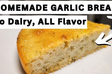 EASY Homemade Garlic Bread RECIPE  | VEGAN